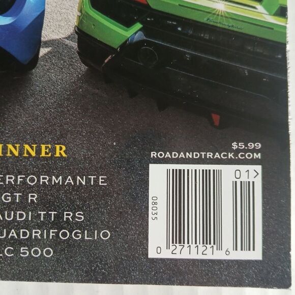 Road & Track Magazine Dec 2017/Jan 2018 Special Issue Performance Car The Year - Picture 4 of 5